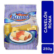 Canelon (Presentación 250 gramos - 1/4 kg) Marca PASTAS ROMA