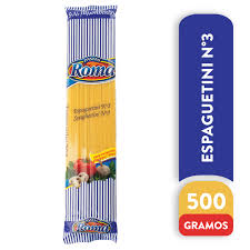 Spaghetti #3 (Presentación 500 gramos - 1/2 kg) Marca PASTA ROMA
